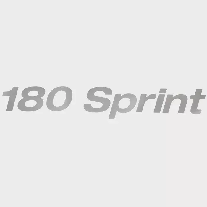 Lowe Boat Brand Decal 2308579 | 180 Sprint Silver 12 1/4 x 2 Inch