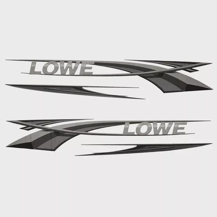 Lowe Boat Hull Graphic Decals | 2017 Stryker / Skorpion (Set of 4)