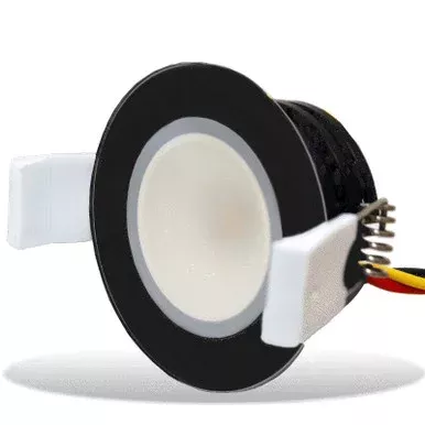 Lumishore LUX DL50 Courtesy Full Spectrum CRGBW 12/24vDC 5 Watt Black Bezel