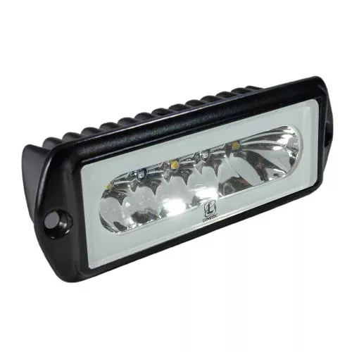 Lumitec 101186 Capri2 – Flush Black LED Flood Light – 2-Color White/Blue Dimming