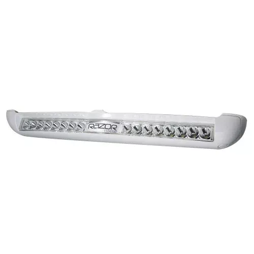 Lumitec 101603 Razor Light Bar – Spot – White Housing w/Inverted Logo Flush Mount