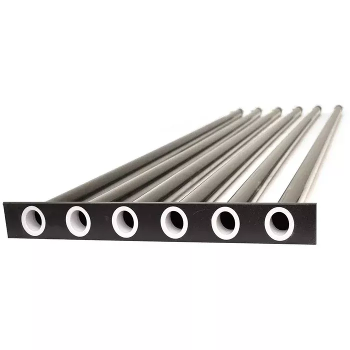 Lund Boat Fishing Rod Holder 2136936 | 6-Tube Black Plastic