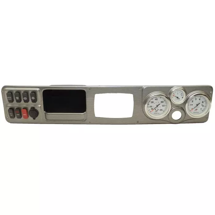 Lund Boat Gauge Dash Panel 2141764 | Sport Angler Mercury Silver