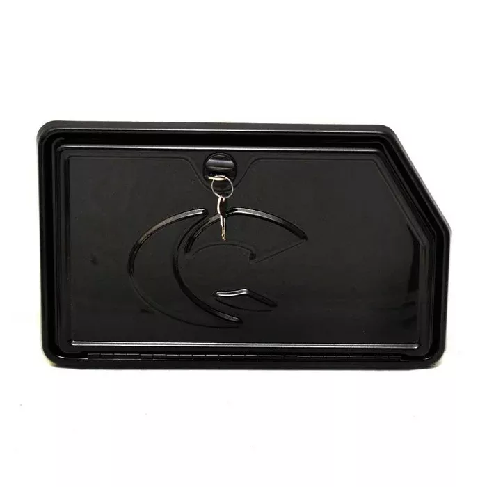 Lund Boat Glove Box Door 2324755 | 15 3/4 x 9 1/2 Inch Black Plastic