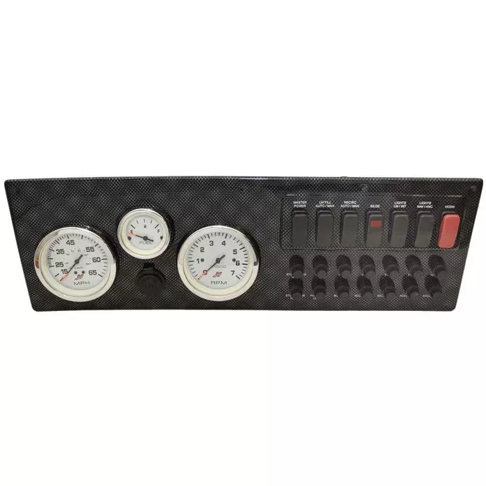 Lund Boat Switch Panel 2116236 | w/ Mercury Gauges I/O