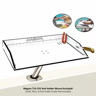 Magma T10-312B Bait/Filet Mate Serving/Cutting Table 20″ x 12.75″ T10-355 Mount