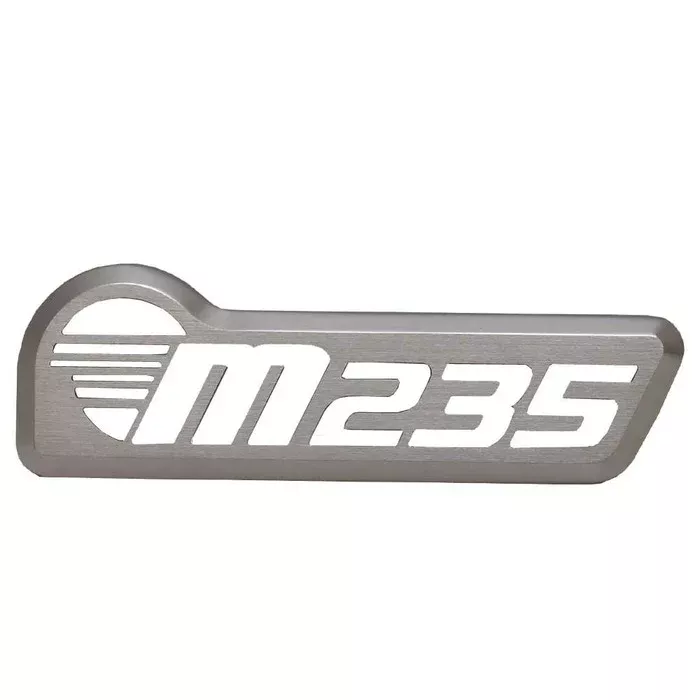 Malibu Boat Windshield Emblem Plate 5550233 | M235 Aluminum