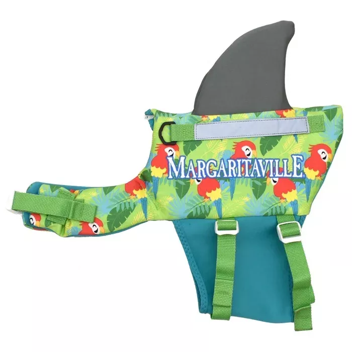 Margaritaville Boat Pet Nylon Life Vest | Shark Size Medium