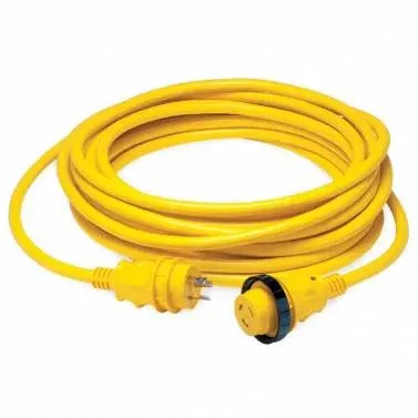 Marinco 199117 Marine 25 Ft Boat Shore Power Cord 30A LED Heavy Duty Watertight