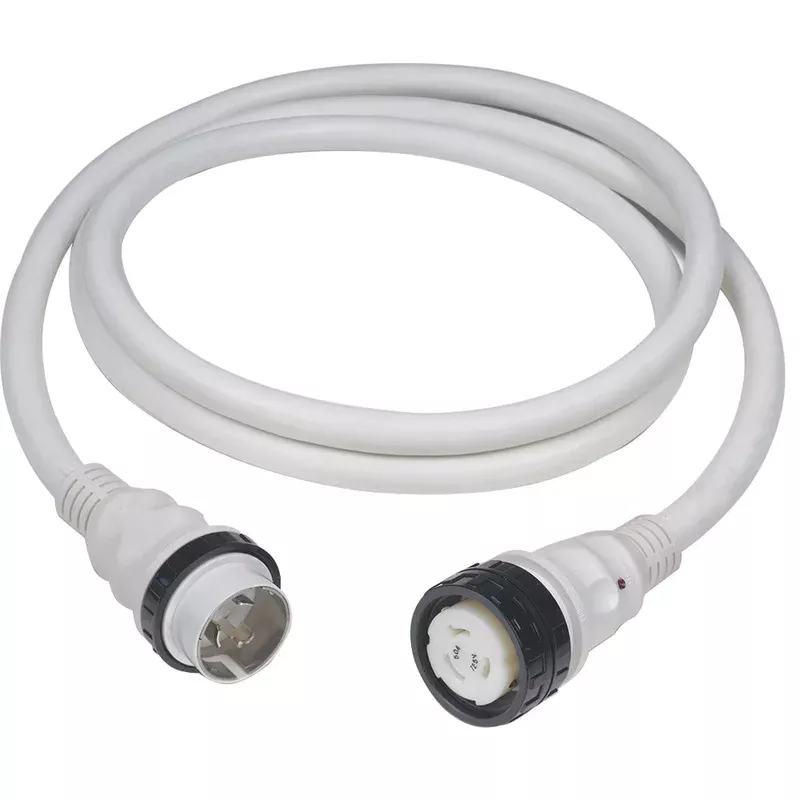 Marinco 50A 125V Shore Power Cable – 50′ – White | Marinco | NVN Marine