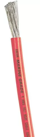 Marinco/Ancor Marine 25′ Red #4 Battery Cable 113502