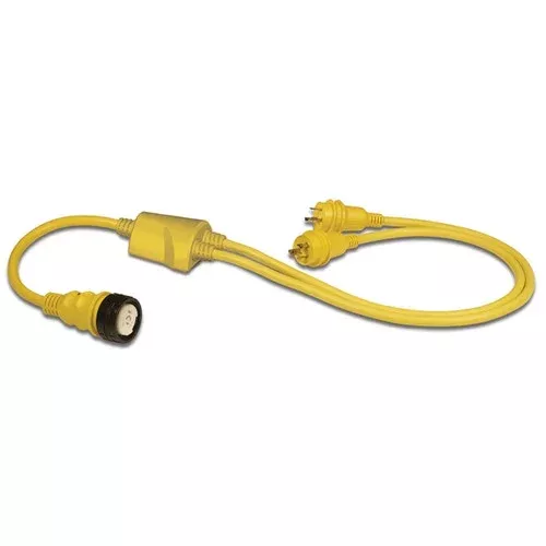 Marinco Reverse 30A to 50A “Y” Shore Power Adapter