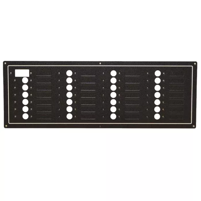 Marquis Boat Blank Breaker Panel 5765321 | 20 x 7 Inch Aluminum