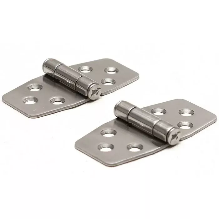 Marquis Yachts Boat Glove Box Hinges 8368918 | 3 x 1 5/8 Inch (Pair)