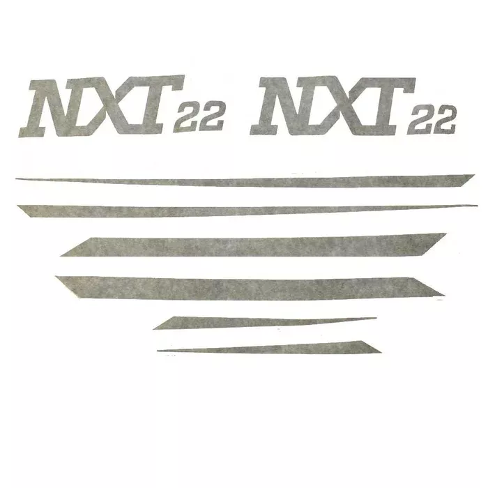 MasterCraft Boat Brand Decals 7501606 | NXT22 Charcoal Gray (8 PC)