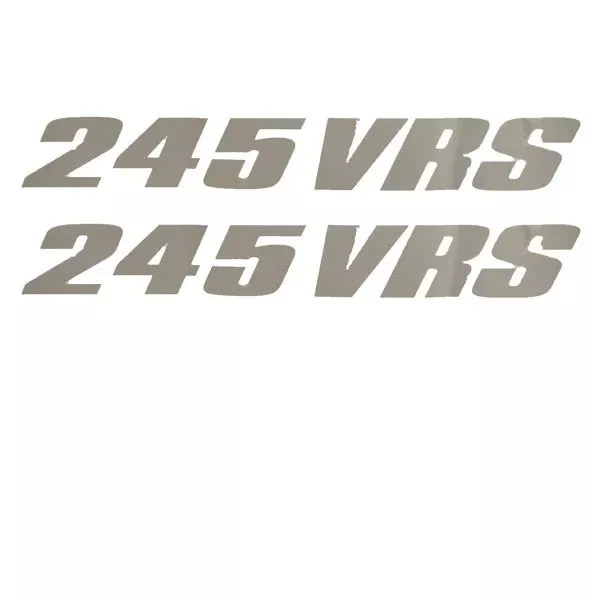 MasterCraft Boat Decal 750079 | 245 VRS Gray Vinyl 15 Inch (Set of 2)
