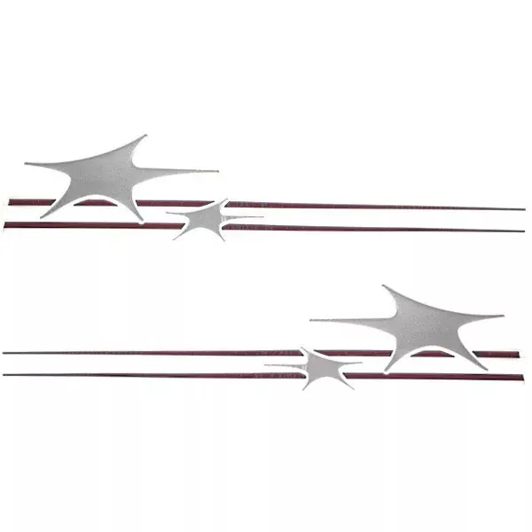MasterCraft Boat Raised Decal Kit 758085 | 08-09 Pro Tour Graphic Red