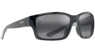 Maui Jim Mangroves Sunglasses – Black Gloss w/Grey Interior Frame/Neutral Grey Lens