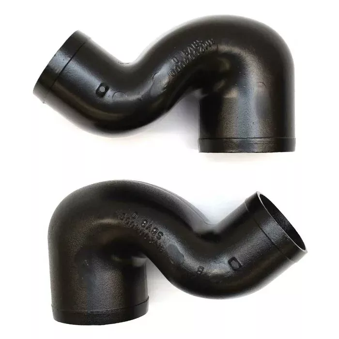 Mercury Boat Exhaust Elbows 879288A34 | STD MCM 4 Inch Black (Pair)