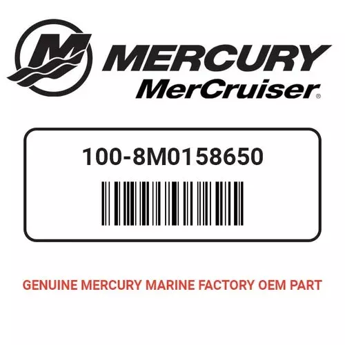Mercury – MerCruiser 100-8M0158650 TOP COWL NONDECAL