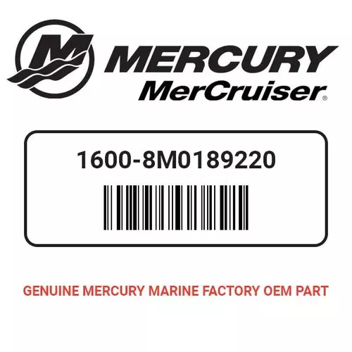Mercury – MerCruiser 1600-8M0189220 GC SM CL CMB WHIT