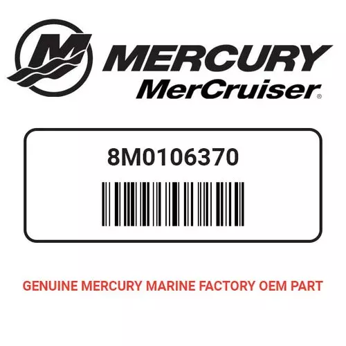 Mercury – Mercruiser 22-8M0106370 Plug