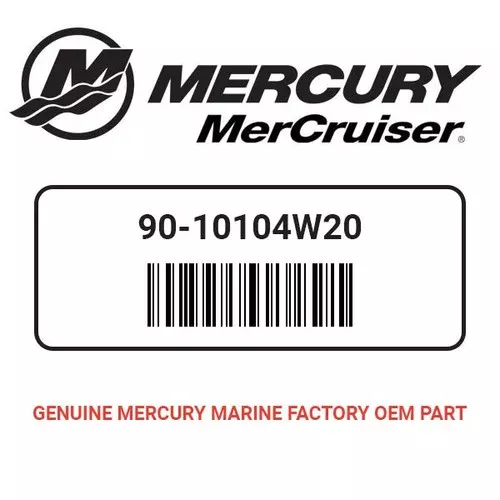 Mercury – MerCruiser 90-10104W20 Manual-Owners