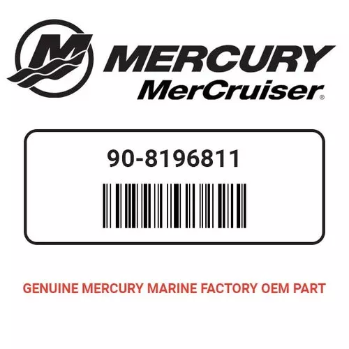Mercury – MerCruiser 90-8196811 OWNERS MANUAL