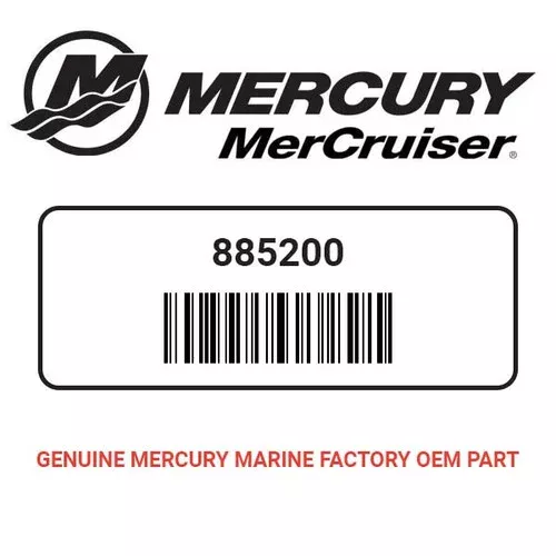 Mercury – Mercruiser 90-885200 Manual-Parts