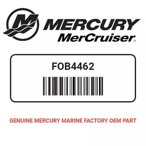 Mercury – MerCruiser FOB4462 Parts Book