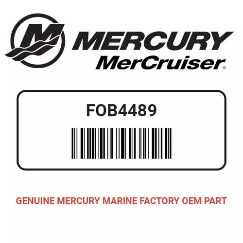 Mercury – MerCruiser FOB4489 Parts Book