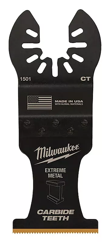 Milwaukee 49-25-1503 Blade, 1-3/8 in, Carbide/HCS/Titanium, 2 in D Cut