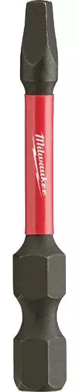 Milwaukee SHOCKWAVE 48-32-4772 Power Bit, #2 Drive, Square Recess Driv