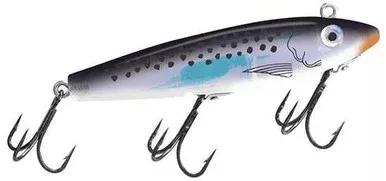 MirrOlure C-Eye Pro Series CTTR Twitchbait Black Back/White Belly/Silver