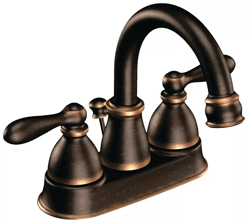 Moen Caldwell Series WS84667BRB Bathroom Faucet, 1.2 gpm, 2-Handle, Me