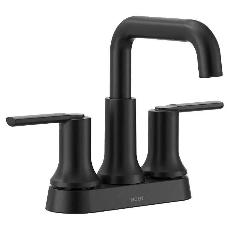 Moen Zyla Series 84141BL Bathroom Faucet, 1.2 gpm, 2-Handle, 3-Faucet