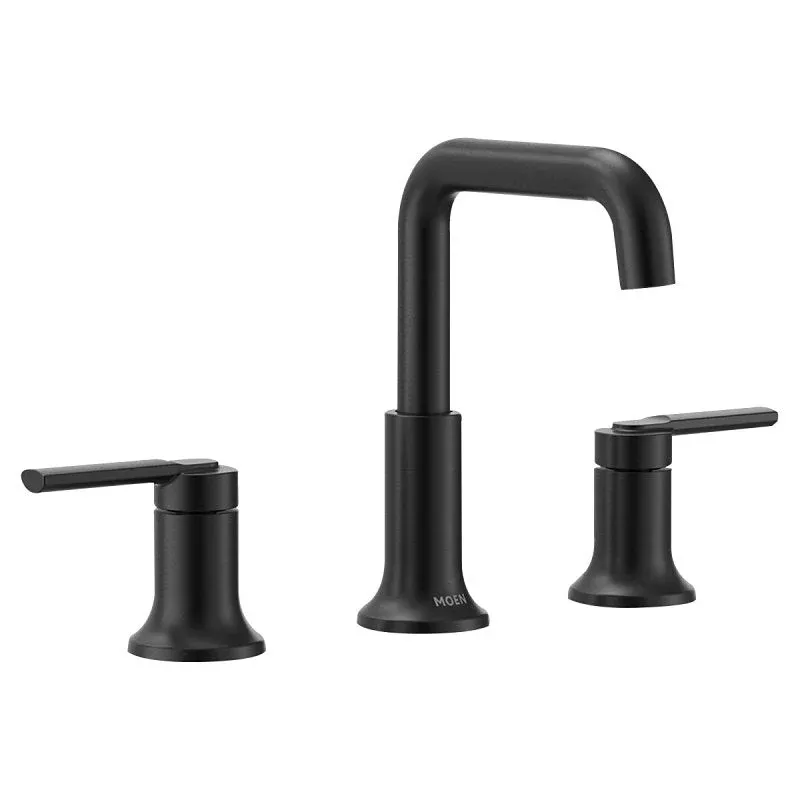 Moen Zyla Series 84142BL Bathroom Faucet, 1.2 gpm, 2-Handle, 3-Faucet