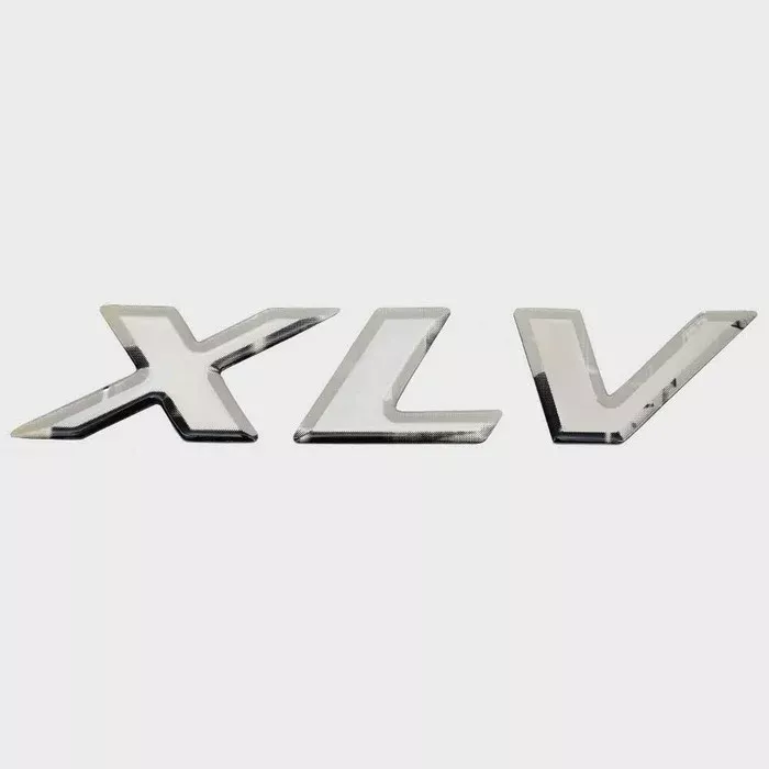 Moomba Boat Raised Logo Decal Emblem | Mobius XLV CC Silver Vinyl