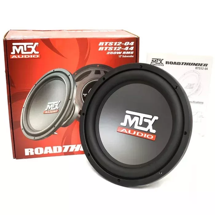 MTX Audio Boat Subwoofer RTS12-04 | 12 Inch 4-ohms 250W