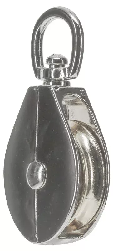 National Hardware N100-296 Pulley, 1/2 in Rope, 55 lb Working Load, 1/