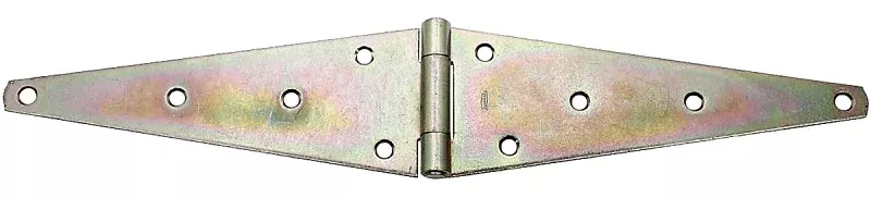 National Hardware N127-910 Strap Hinge, 4.6 in W Frame Leaf, 0.16 in T