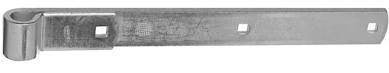 National Hardware N130-799 Strap Hinge, 1/4 in Thick Leaf, 14 in L x 1
