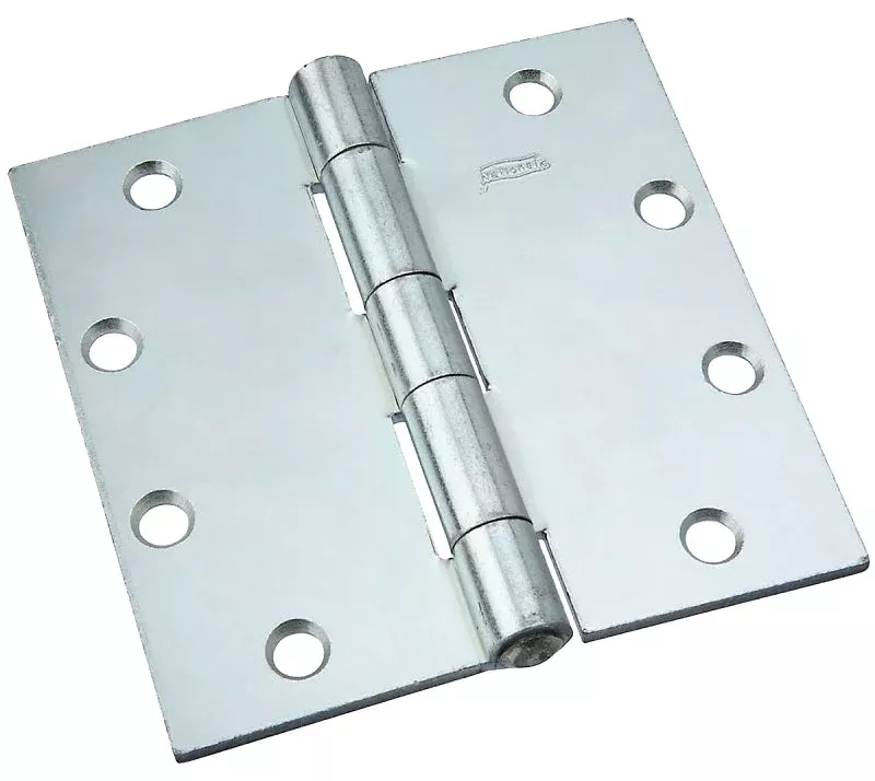 National Hardware N140-822 Utility Hinge, 5 in W Frame Leaf, 0.15 in T