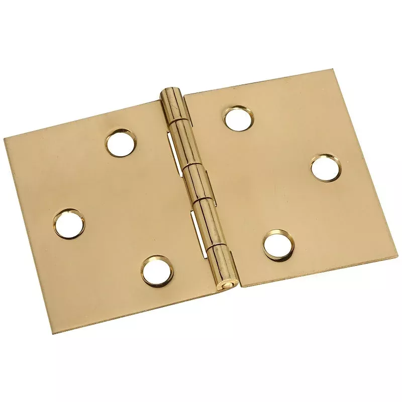 National Hardware N211-888 Desk Hinge, 2 in H Door Leaf, 0.06 in Thick