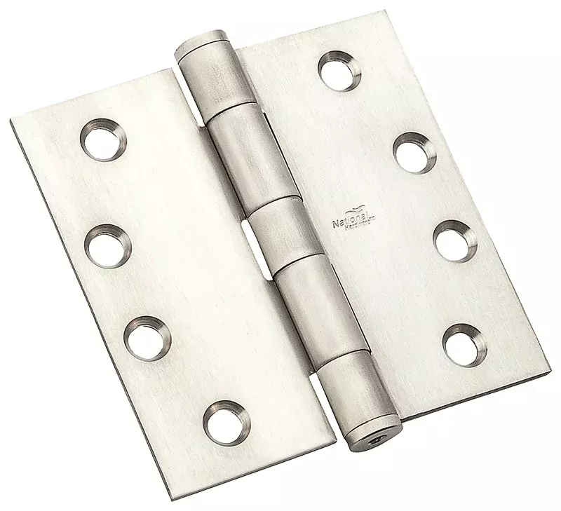 National Hardware N236-150 Standard Weight Template Hinge, 4 in H Door