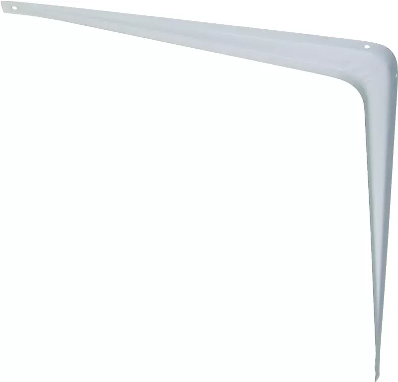 National Hardware N245-779 Shelf Bracket, 100 lb, 14 in L, Steel, Pack