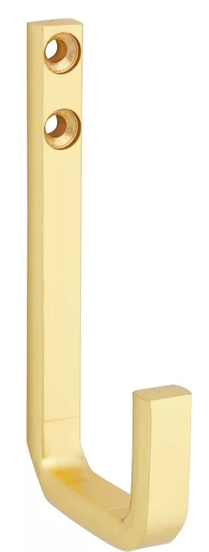 National Hardware Reed N337-917 Modern Hook, 60 lb, Steel, Brushed Gol