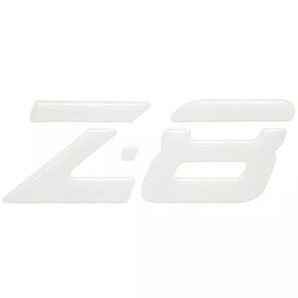 Nitro Boat Raised Emblem Decal 147551 | Z-8 White 4 7/8 x 1 5/8