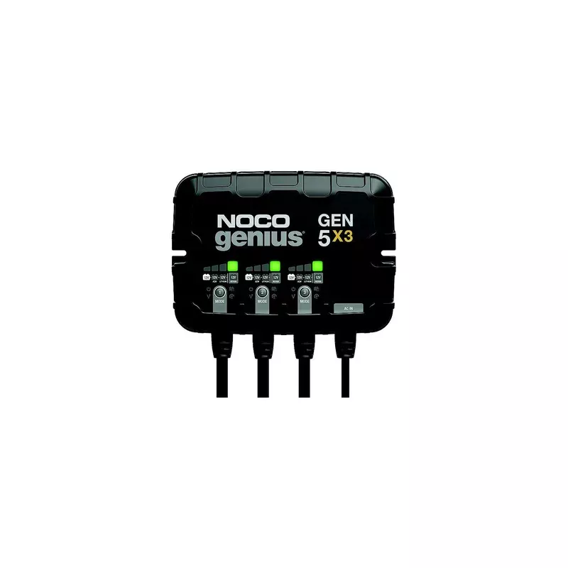 Noco GEN5X3 On-Board Battery Charger, 3 Banks