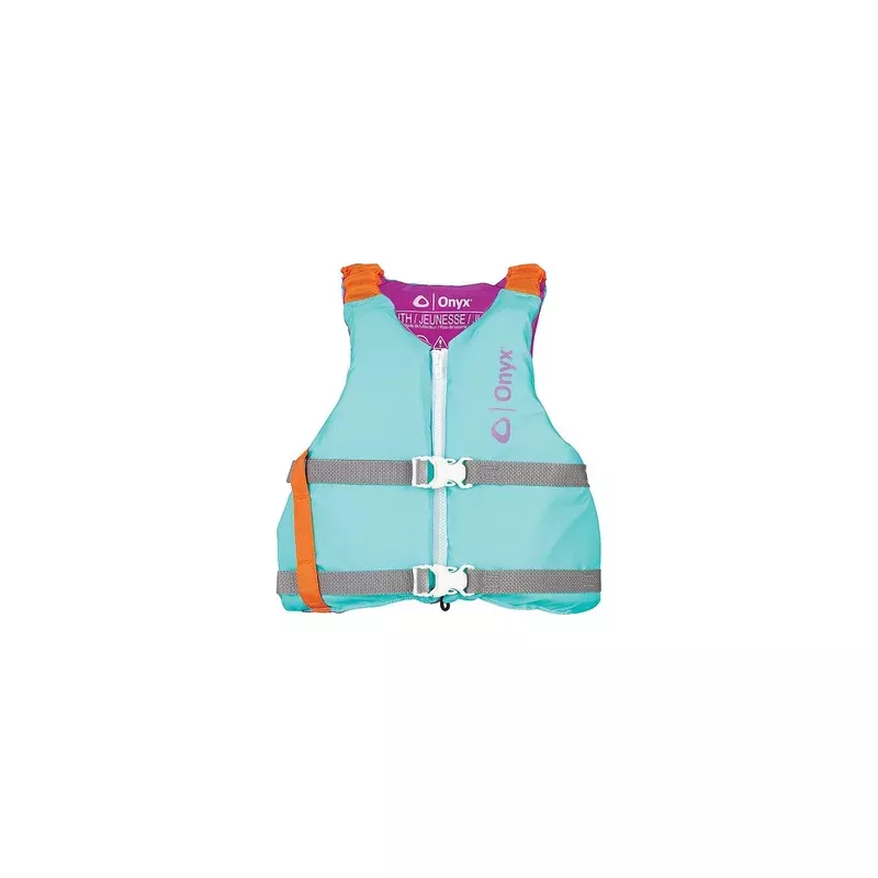 Onyx 12190050500221 Youth Paddle Life Jacket, Youth, Aqua